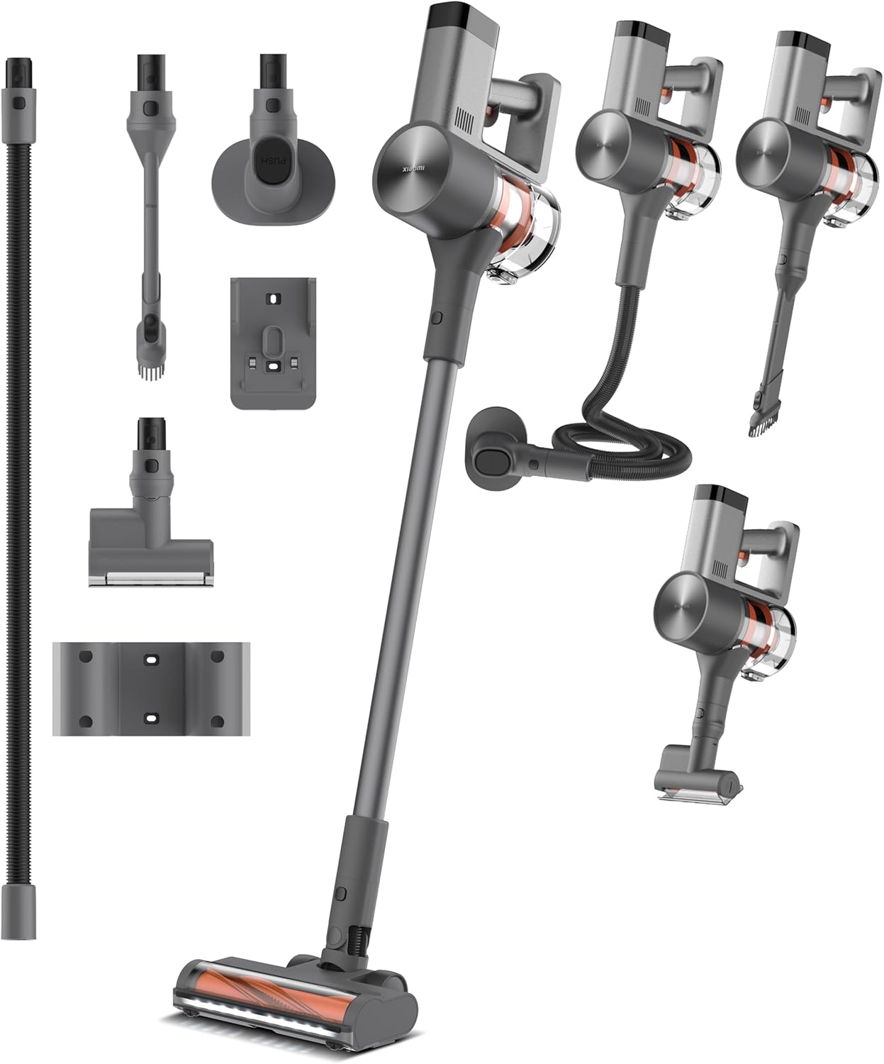 Xiaomi Vacuum Cleaner G20 Max Staubsauger Kabellos, 25.000PA /180AW, mit Zyklon-Technologie, beutellos, 180AW Akkusauger für Tierhaare, Auto, Teppich & Hartboden, Stielsauger mit bis zu 60min Laufzeit